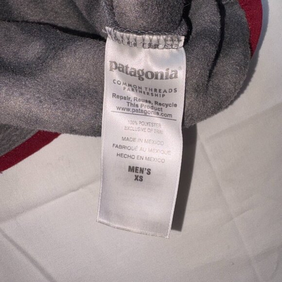 Patagonia Mens XS LW Synchilla Snap-T Pullover Fleece Jacket Shale Rock Gray - Picture 6 of 8